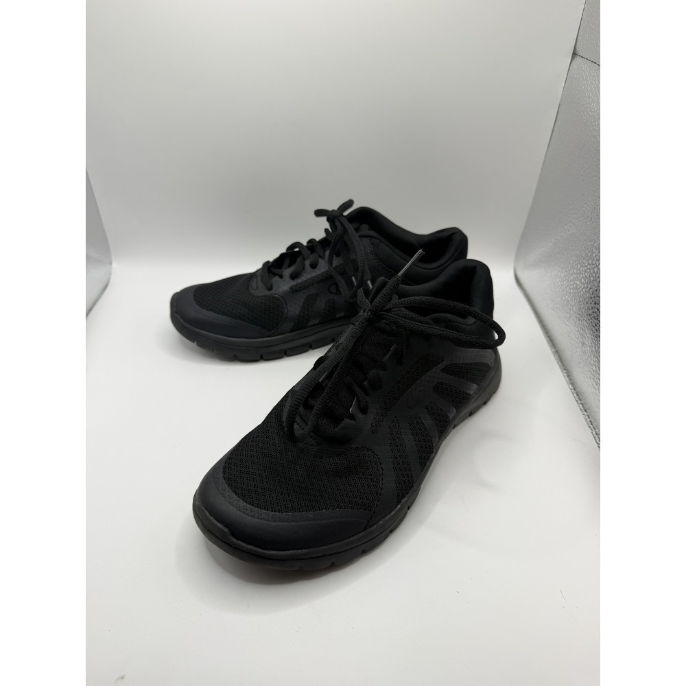 Champion Alpha Womens 6.5 Sneakers Black Mesh Low Top Lace Up Running Shoes